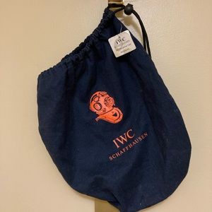 IWC Schaffhausen Aquatimer dust bag NWT
